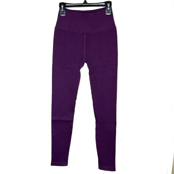 Spiritual Gangster Love Sculpt Leggings in Blackberry Mini Ribbed Size XS/Small - Picture 2 of 7